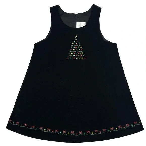 Dresses | Black Velvet Christmas Dress | Poshmark